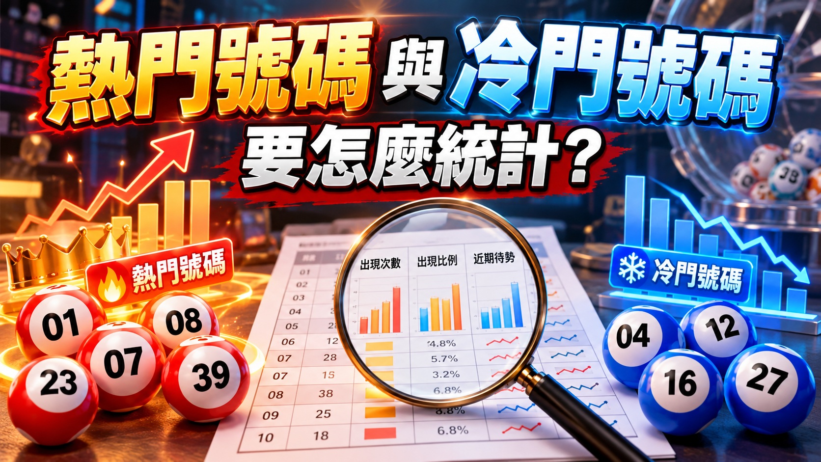 熱門號碼與冷門號碼要怎麼統計?